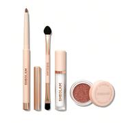 Kit de brillance pour les lèvres - Scène centrale, brillant à lèvres pailleté ultra longue tenue, non collant, reluisant. Kit de rouge à lèvres liquide rose Y2K. Idéal pour la Fête des mères, la Fête 