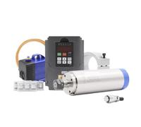 Kit de broche refroidi à l'eau 2,2 kw ER20, moteur de broche 80x230, onduleur Huanyang, support 80mm, pompe à eau et pinces(220v,Ceramic Ball Bearing)