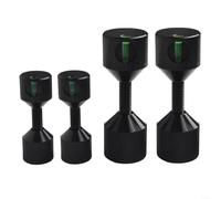 Kit de broches d'alignement de bride à deux trous avec niveau de positionnement dégradé, aluminium 6061 durci, pour précision pour alignement des brides ASME de 68 kg de 1,27 cm à 35,6 cm (noir) 4