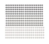 Kit de broches de badges ronds de livraison vide Ensemble de fabrication de badges de boutons en métal de qualité supérieure pour l'artisanat de bricolage et les cadeaux créatifs (Humilité)