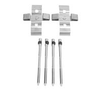 Kit de Broches de Plaquette de Frein Avant, Absorption des Chocs Améliorée, efficacité de Freinage Optimale, Clips et Broches avec Ajustement sécurisé, pour Clio RS 197 200 Sport