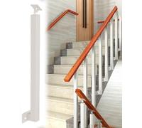 Kit de broches d'escalier carrées en métal - Support de support et balustres pour fixer un rail d'escalier sécurisé au poteau - Solution de sécurité d'escalier durable et élégante