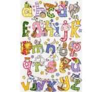 Kit de broderie au point de croix Bothy Threads 'My first alphabet', 31x44cm, XKG1