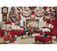 Kit de broderie au point de croix Luca-S Gold - Pets Interior, BU5013