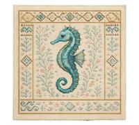 Kit de broderie au point de croix motif colibri cardinal avec motif floral, kit de broderie personnalisé pour adultes et débutants, décoration murale d'intérieur