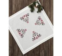 Kit de broderie au point de croix Motif oiseaux avec cœurs
