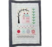 Kit de broderie avec 86 outils pour l'apprentissage de la broderie à la main, guide de pratique de bricolage pour les amateurs de couture | Format portable et réutilisable pour les débutants