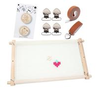 Kit de broderie - Cadre de défilement - Support réglable pour aiguilles de bureau - Kit d'aiguilles de point de croix, , matelassage, broderie perlée, tapisserie et autres broderies