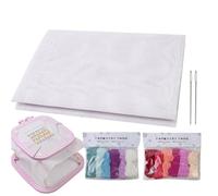 Kit de broderie d'aiguille Design Works Crafts, Works Crafts | Kit de broderie précise - Toile d'aiguille de haute qualité, texture stable pour signets artisanaux