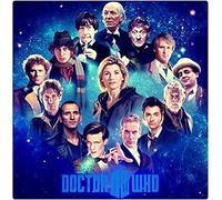 Kit de broderie diamant 5D à faire soi-même, personnage du film Doctor Who, point de croix, mosaïque en strass, décoration d'intérieur. 50 x 60 cm.