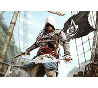 Kit de broderie diamant 5D à faire soi-même pour adultes - Assassin's Creed 4 : Black Flag - Décoration murale - 40 x 50 cm