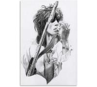 Kit De Broderie Diamant 5d Par NuméRo Peinture de Keith Richards Poster Diy Diamant Painting Broderie 23.6"x35.4"(60x90cm) Sans Cadre