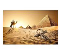 Kit de Broderie Diamant Painting Monde des pyramides d'Egypte 5D DIY par numéro Diamond Painting Strass Complet Décoration de Maison Kit de au Point de Croix Décoration Murale 30x40cm