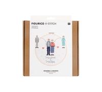 Kit de broderie Figurico Mamie et Papi -(...) - Multicolore