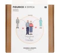 Kit de broderie Figurico Mamie et Papi -(...) - Multicolore