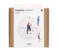 Kit De Broderie Figurico Tourtereaux - Rico Design Multicolore