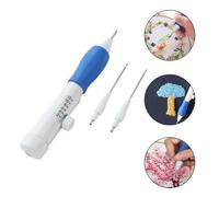Kit de Broderie - JOYFAN - Aiguille à broder - Couleur blanche - Matériau ABS - Poids 52g