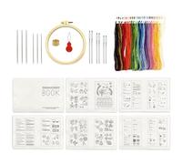 Kit de broderie - Kit d'artisanat d'aiguilles | Kits de broderie qui peuvent être appréciés aussi bien par les débutants que par les adultes, les projets de créatifs avec des guides de motifs