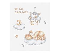 Luca-S Kit de broderie au point de croix B1193 Motif Somnolent 16×19,5 cm