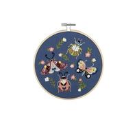 Kit de Broderie Mini bête avec cercle en bois de 15 cm - Trimits(...) - Multicolore Multicolore