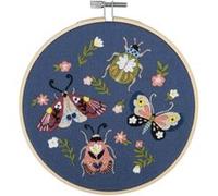 Kit de Broderie Mini bête avec cercle en bois de 15 cm - Trimits(...) - Multicolore Multicolore