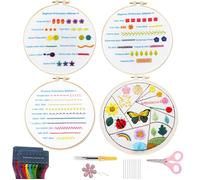 Kit de broderie pour adultes débutants facile à apprendre 29 points de broderie kit de démarrage ACCESSOIRES FABRICATION MAISON