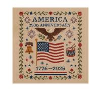 Kit de Broderie pour Débutants Adultes | Apprendre la Broderie,Ensemble Complet Commémoratif pour Hommes Femmes Amis Famille Passionnés Décoration Fête