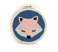 Kit de Broderie Punch Needle - GRAINE CREATIVE - Renard - Multicolore - 23 x 26 cm
