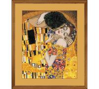 Kit de broderie Riolis - The Kiss By Klimt, modèle de comptage
