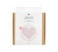 Kit de broderie Sashiko Coeur - Rico Design Multicolore