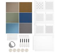 Kit de broderie, soluble dans l'eau, à la main pour débutants, kit à main, à broder, à broder, tissu, aiguille sa