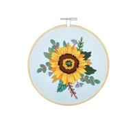 Kit de Broderie "Sunflower" avec Cercle en Bois de 15 cm -(...) - 61 Sunflower