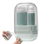 Kit de brosse à dents de voyage, kit de brosse à dents de voyage portable, léger, pliable, porte-gobelet pour femmes et hommes, sac à dos, voyage d'affaires, poche de salle de bain