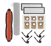 Kit de brosse à rouleau anti-enchevêtrement pour aspirateur Xiaomi 6 PV32CN | Comprend une brosse principale, des brosses latérales, des filtres, des serpillères et des sacs à poussière pour un entretien