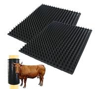 Kit de brosse de massage pour cheval et bovin - 2 pièces grattoirs doux au toucher, griffoir pour soulager les démangeaisons