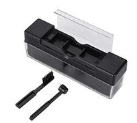 Kit de Brosse de Nettoyage de Disque Vinyle, Nettoyeur de Disque Vinyle, Brosse de Disque Antistatique en Fibre de Carbone, Kits de Nettoyage de Stockage de Disque Vinyle 3 en 1, Nettoyeur de Lecteur