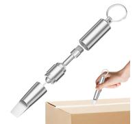 Kit de brosse électronique - Outil de nettoyage de téléphone 2,48 | Duster en d'aluminium - Détail d'écran de clavier fabriqué avec une finition métallique noir argenté, idéal pour entretenir