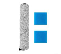Kit de brosse et de filtre éponge compatible avec EUREKA NEW400, rouleau à poils doux haute densité pour sols durs, accessoires d'aspirateur pièces de rechange