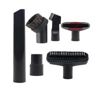 Kit de brosse et suceur d'aspirateur, adaptateur 32mm 35mm | Jeu d'outil étroit avec brosses, adaptateur, plastique, usage humide ou sec(6 pcs)