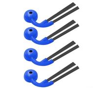 Kit de brosse latérale de rechange pour aspirateur robot ECOVACS pour robot Deebot T80S T80S Omini - Poils en nylon et plastique - Facile à installer - Nettoyage amélioré des coins - Compatible avec