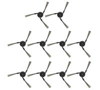 Kit de brosse latérale pour aspirateur, design en plastique nylon, nettoyage amélioré des bords, ajustement rapide, compatibilité multi-modèles, usage domestique, lot de 10