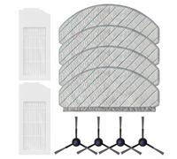 Kit de brosse latérale pour balai à franges Spotless BCRD1W en microfibre pour balais latéraux Spotless Advanced et filtres pour Bissell Spotless BCRD2W Kit de nettoyage complet pour Spotless BCRC1W
