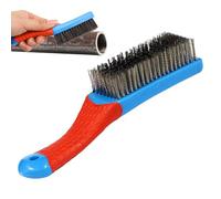 Kit de brosses à fils de qualité professionnelle - Brosses pour enlever la rouille et la peinture, brosses en acier inoxydable | Poignée confortable traite le nettoyeur de brosse à peinture, nettoyage