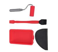 Kit de brosses à rouleau en silicone multifonction pour la rénovation de la maison, la peinture murale, la peinture, les pièces de travail du bois, adhésif