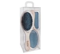 Kit de brosses cheveux en bambou EcoHair Paddle d'Olivia Garden