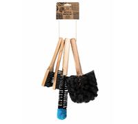 Peaty's Set de 4 brosses pour vélo colorées universelles