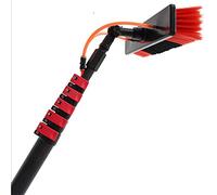 Kit de brosses de nettoyage pour panneau solaire - Système d'alimentation en eau de 7,2 m pour un nettoyage efficace du panneau solaire et des fenêtres - Ensemble complet pour une performance et une