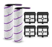 Kit de brosses de rechange, compatible avec Rowenta Narwal S20 Pro | Lavable et réutilisable, capture la poussière fine, filtre scellé, tissu doux et absorbant, boîtier durable en ABS