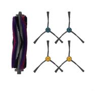 Kit de brosses de rechange pour aspirateur robot avec 1 brosse centrale et 4 brosses latérales pour M9 NERE10s E10S pour Obode A8 et Aurum PRO 6241