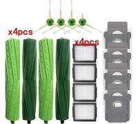 Kit de brosses latérales à filtre Hepa, compatible avec iRobot Roomba E5, E6, E7, I7, I7+, I6, I8, I3, J7, 16 pièces, 16PCS SET A